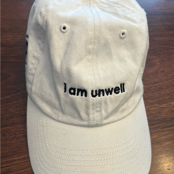 Barstool Accessories - White Embroidered Cap